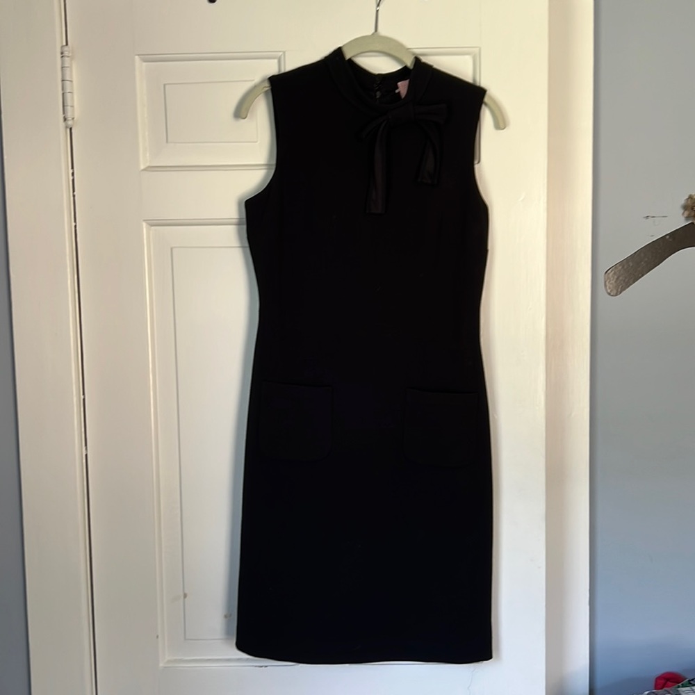 Black shift dress